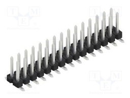 Connector: pin strips; pin header; male; PIN: 30; 2.54mm; SMT; 2x15