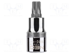 Socket; socket spanner; Bit: spline (12-angles); Size: XZN M10