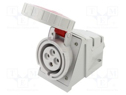 Connector: AC supply 3-phase; socket; female; 32A; 400VAC; IP67