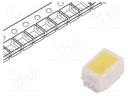 LED; SMD; Mini PLCC2,2014; white cold; 150÷480mlm; 45÷180mcd; 120°