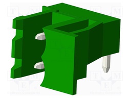 Connector: pluggable terminal block; socket; male; side,angled
