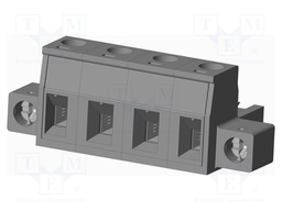 Connector: pluggable terminal block; plug; female; straight; grey