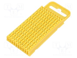 Markers for cables and wires; Label symbol: L; 4.3÷5.3mm; yellow
