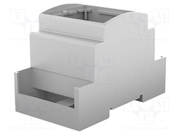 Enclosure: for DIN rail mounting; Y: 90.5mm; X: 53.5mm; Z: 62mm
