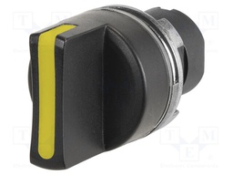 Switch: rotary; 22mm; Stabl.pos: 4; black; none; IP65; prominent