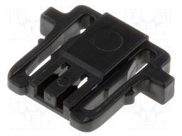 Plug; wire-board; female; Pico-Lock; 1mm; PIN: 2; w/o contacts