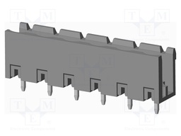 Connector: pluggable terminal block; socket; male; on PCBs