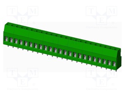 Connector: PCB terminal block; terminal; Plating: tinned; on PCBs
