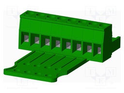 Connector: pluggable terminal block; plug; female; straight; 5mm