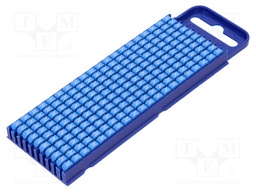 Markers for cables and wires; Label symbol: N; 2.8÷3.8mm; blue