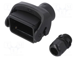 Enclosure: for rectangular connectors; Han Eco B; size 10B; M25