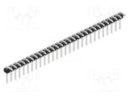 Connector: pin strips; pin header; male; PIN: 28; 2.54mm; THT; 1x28