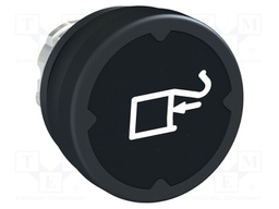 Switch: push-button; Stabl.pos: 1; 22mm; black; Illumin: none; IP66