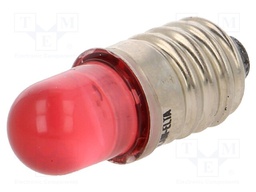 LED lamp; red; E10; 24VDC; 24VAC; AC lum: 700÷800mcd