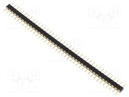Pin header; pin strips; male; PIN: 40; straight; 2.54mm; THT; 1x40