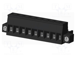 Connector: pluggable terminal block; plug; female; straight; 5mm