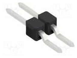Connector: pin strips; pin header; male; PIN: 2; 2.54mm; SMT; 1x2