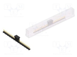 Connector: pin strips; pin header; male; PIN: 25; 2.54mm; SMT; 1x25