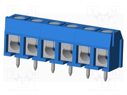 Connector: PCB terminal block; terminal; Plating: tinned; on PCBs