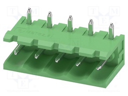 PCB headers, nominal cross section: 2.5 mm?, color: green, n