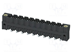 PCB headers, nominal cross section: 2.5 mm2, color: black, n