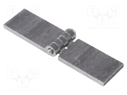 Hinge; Width: 120mm; steel; H: 30mm; V: without coating,for welding