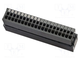 For DIN rail mounting,vertical,horizontal; 20pin