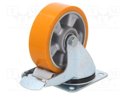 Transport wheel; Ø: 150mm; W: 50mm; H: 190mm; torsional with lock
