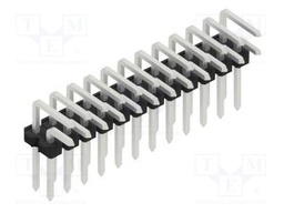 Connector: pin strips; pin header; male; PIN: 24; 2.54mm; THT; 2x12