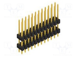 Connector: pin strips; pin header; male; PIN: 24; 2.54mm; THT; 2x12