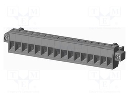 Connector: pluggable terminal block; plug; female; straight; grey