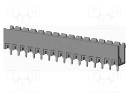 Connector: pluggable terminal block; socket; male; on PCBs