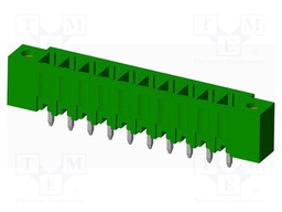 Connector: pluggable terminal block; socket; male; straight; THT