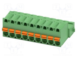 PCB connector, nominal cross section: 2.5 mm2, color: green,