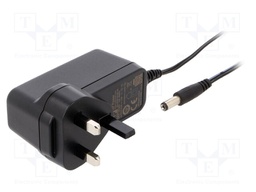 Power supply: switched-mode; voltage source; 12VDC; 2A; 24W; plug