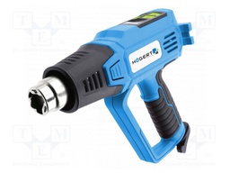 Electric hot shrink gun; 2kW; 250l/min,550l/min; Plug: EU; 230VAC