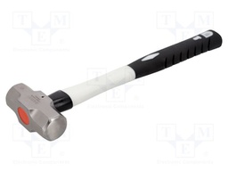 Hammer; 350mm; 1kg; stainless steel; fiberglass