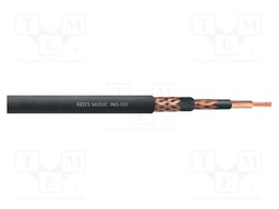 Wire: instrumental; 1x0.5mm2; stranded; Cu; black; PVC; -25÷65°C