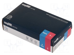 Protective gloves; Size: S; blue; nitryl; 100pcs.