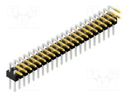 Connector: pin strips; pin header; male; PIN: 44; 2.54mm; THT; 2x22