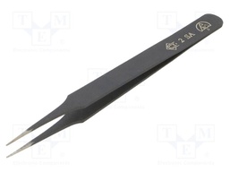 Tweezers; Blade tip shape: sharp; Tweezers len: 120mm; ESD