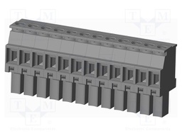 Connector: pluggable terminal block; plug; female; angled 90°