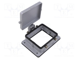 Enclosure: for HDC connectors; C-TYPE; size 77.62; -40÷125°C