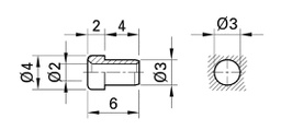 Socket; 2mm banana; 10A; 30VAC; 60VDC; gold-plated; non-insulated