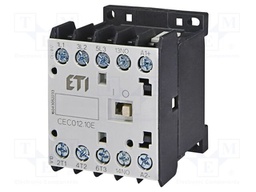 Contactor: 3-pole; NO x3; Auxiliary contacts: NO; 24VAC; 22A; CEC