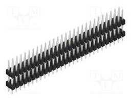 Connector: pin strips; pin header; male; PIN: 56; 2.54mm; THT; 2x28