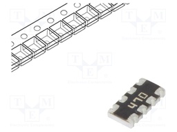 Resistor network: Y; 47Ω; SMD; No.of resistors: 4; 62.5mW; ±5%; 50V