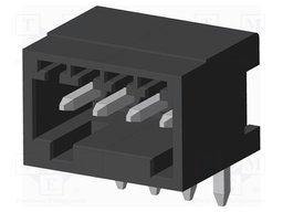 Connector: pluggable terminal block; socket; male; on PCBs
