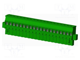 Connector: pluggable terminal block; plug; female; angled 90°