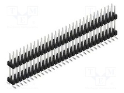 Connector: pin strips; pin header; male; PIN: 60; 2.54mm; SMT; 2x30